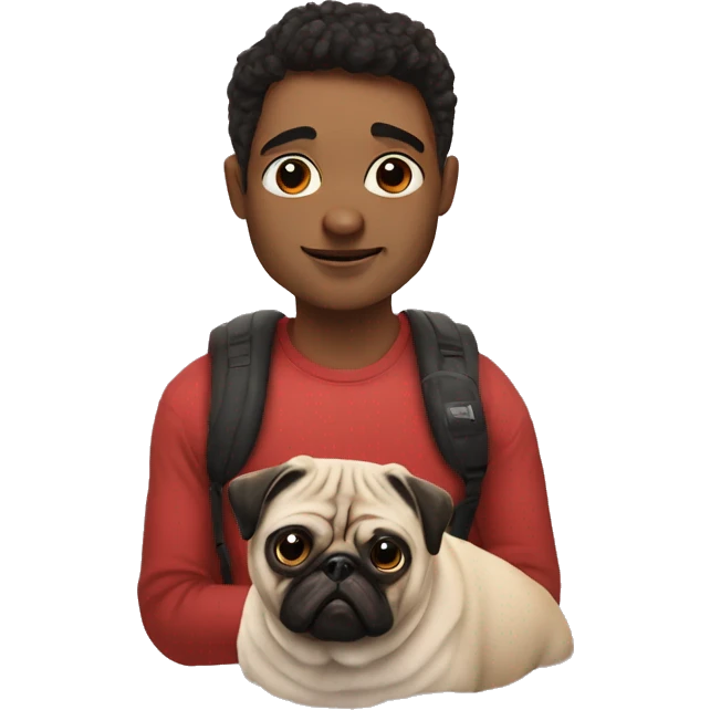 Me and Pug  emoji