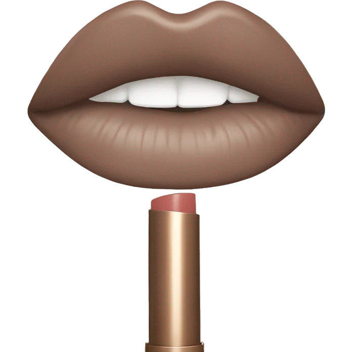 neutral lipstick emoji