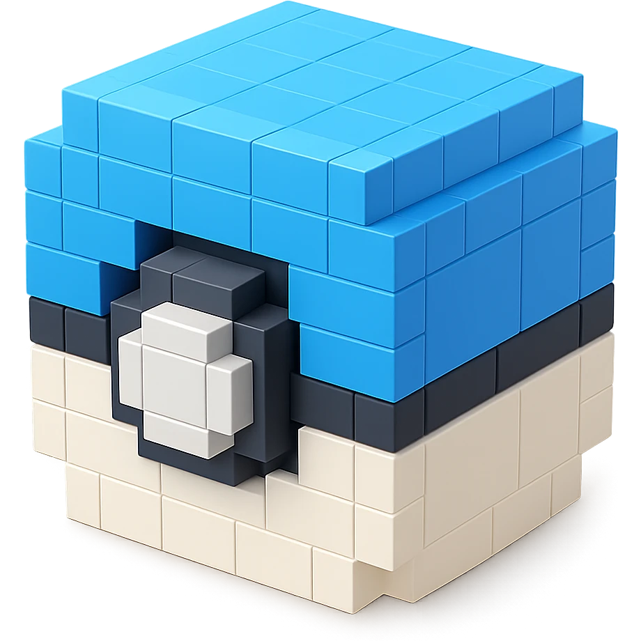voxel style, no background emoji