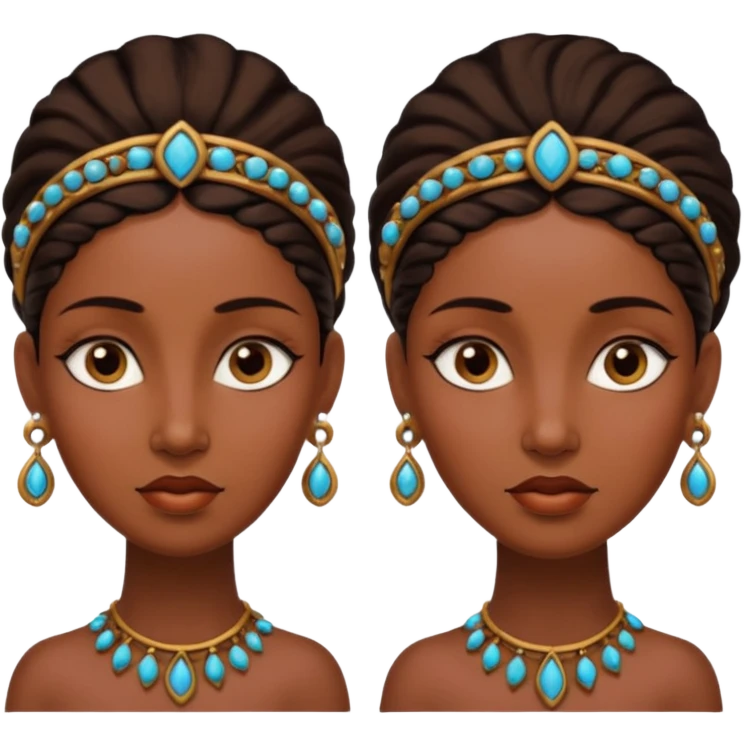 Ancient Women with Earrings emoji