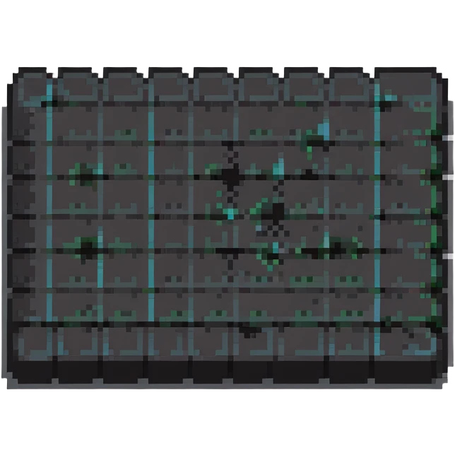 crash mat in perspective, simple and blocky pixel art style emoji