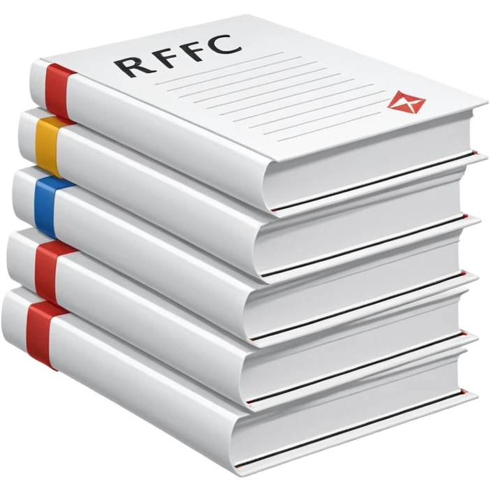 Requests for Comments with "RFC" letter on it emoji