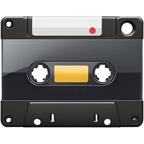 Realistic 1990’s video tape emoji