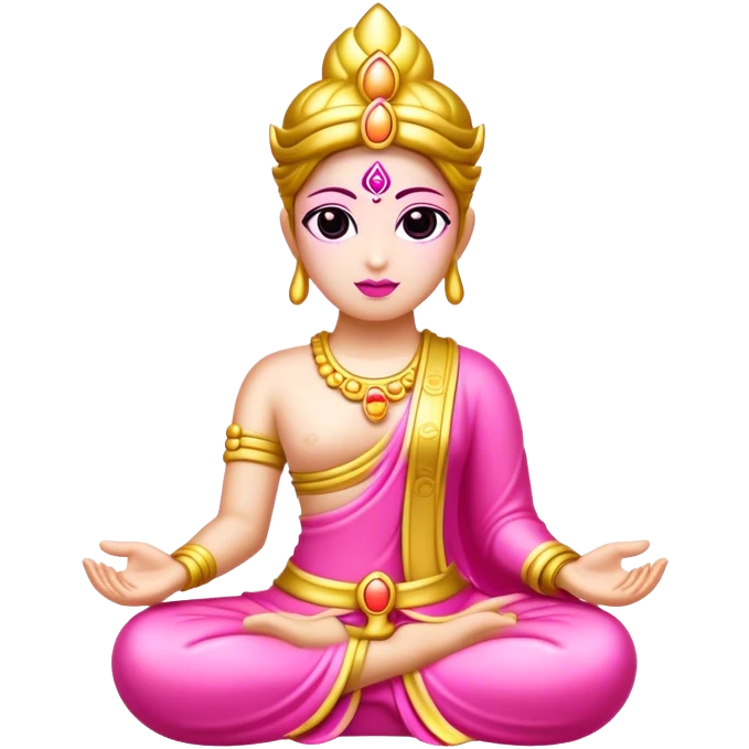 gold pink Karma  emoji