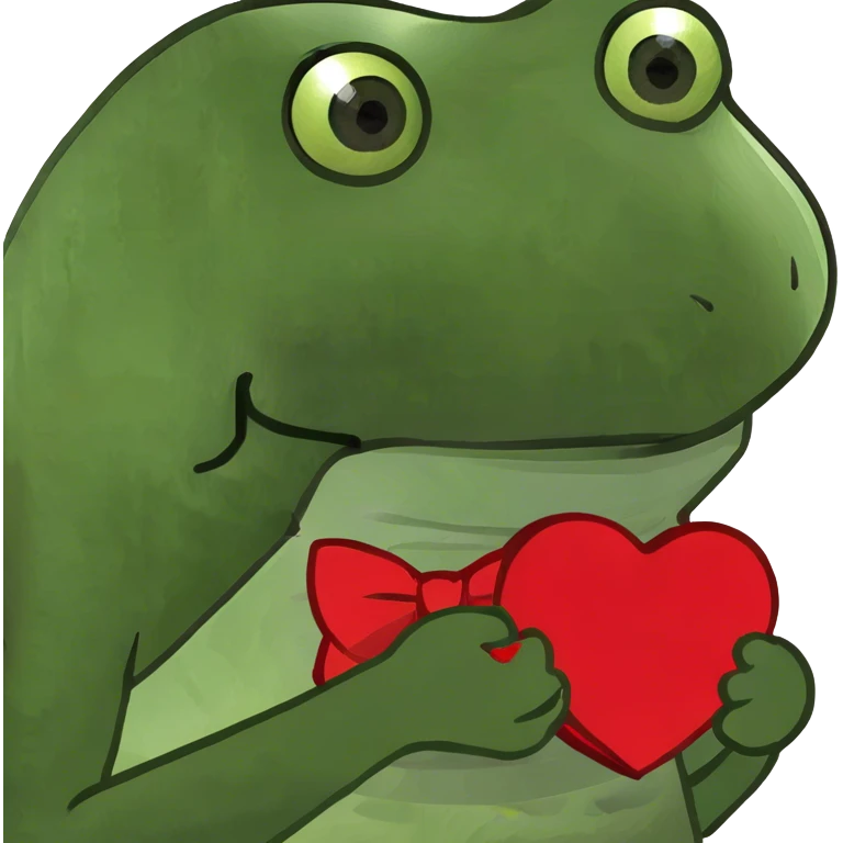 Holding heart emoji