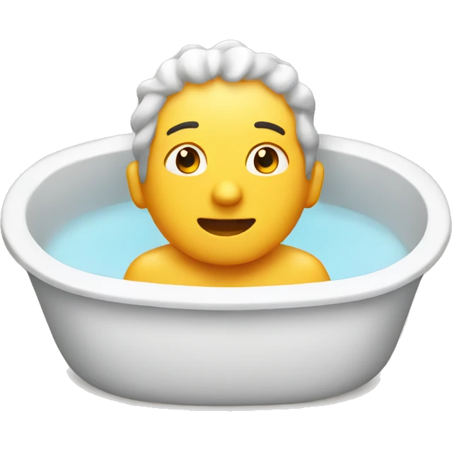 relaxing bath emoji