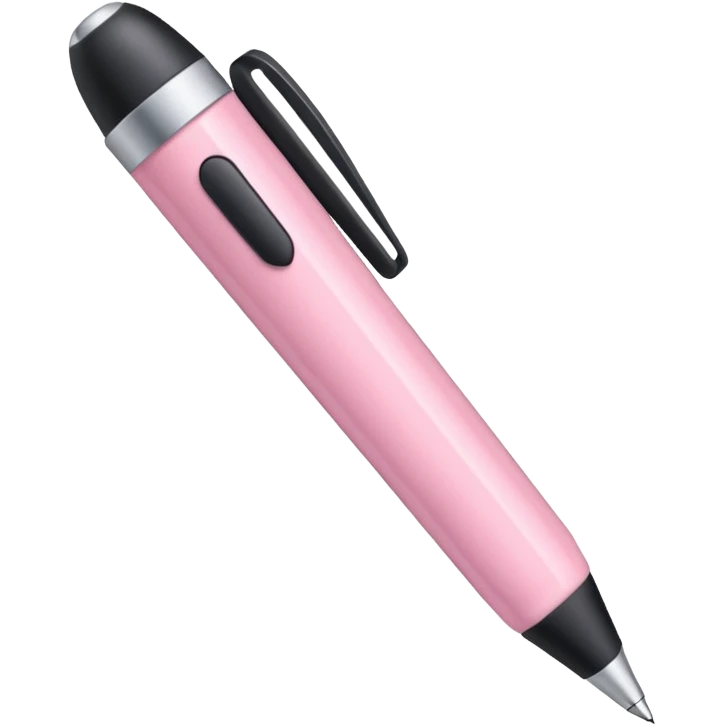 Light pink pen emoji