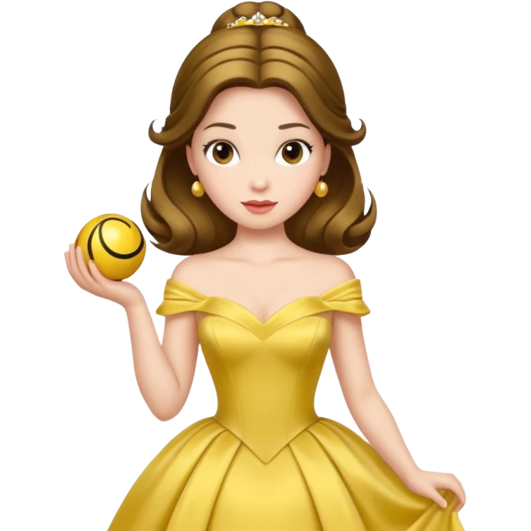 Belle from Beauty and the Beast emoji