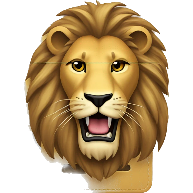credit card with a lion on it emoji