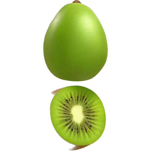 3D kiwi fruit  emoji