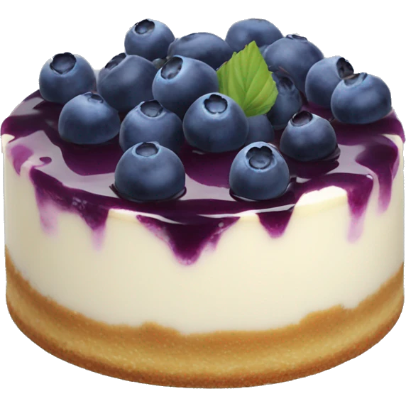 Blueberry Cheesecake  emoji