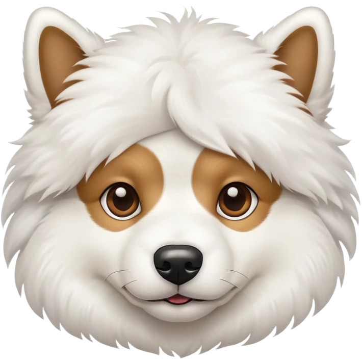 Männliche Hunde mit weißen Haaren  emoji