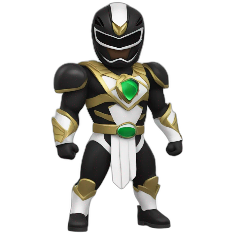 Black Power ranger emoji