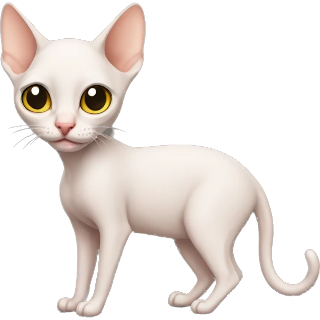 Hairless cat emoji