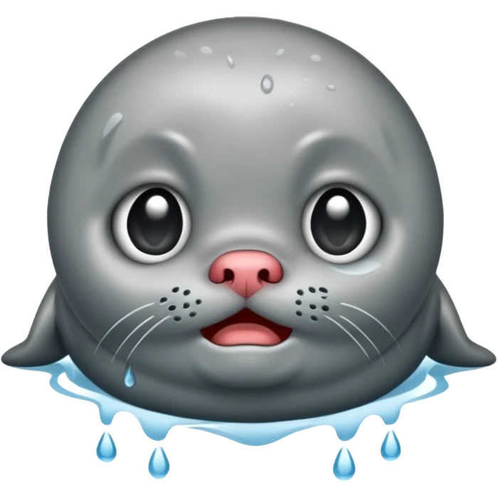 Seal cry emoji