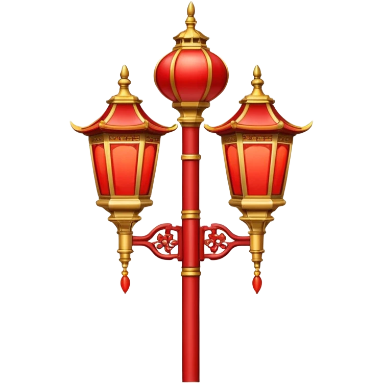 double chinese streetlight emoji
