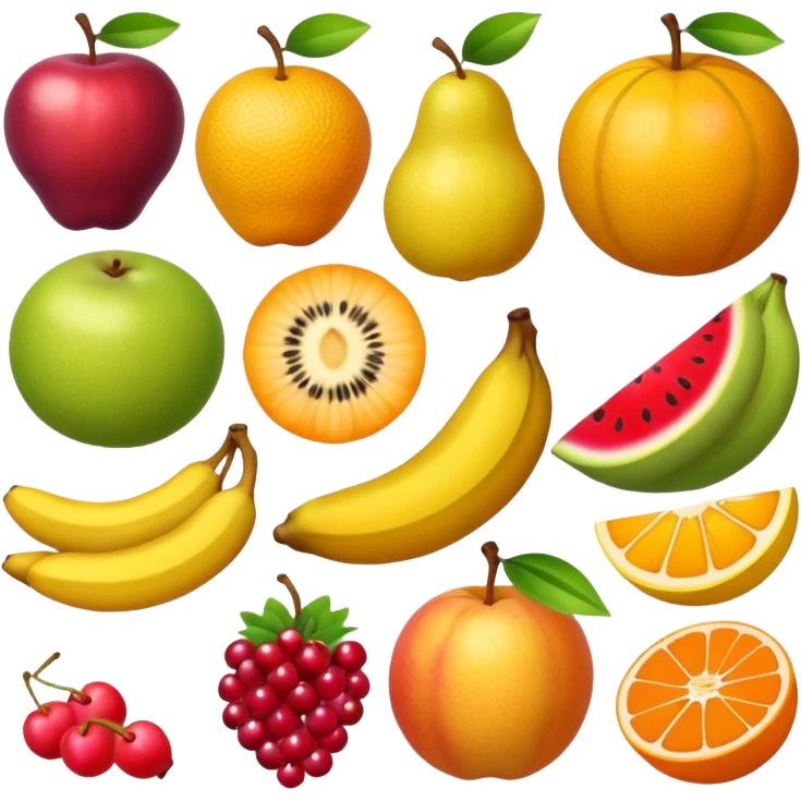 Fruits emoji