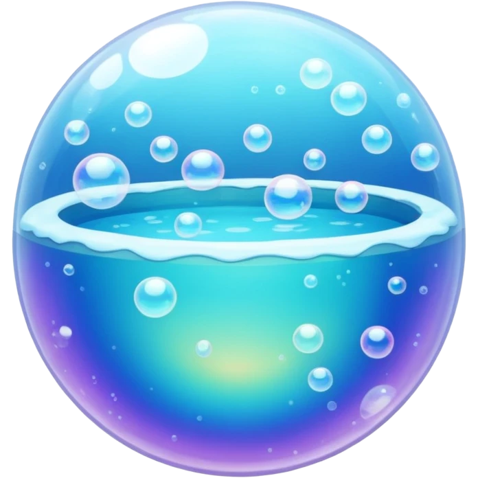 Bubble pool emoji