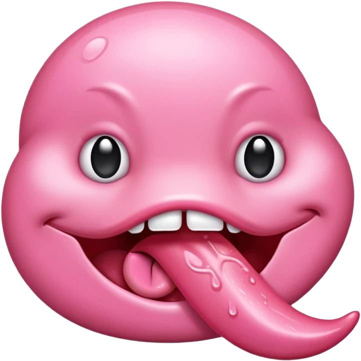tongue emoji dripping wet creative emoji