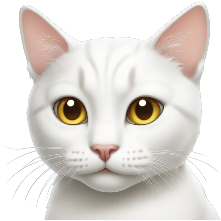 white cat emoji