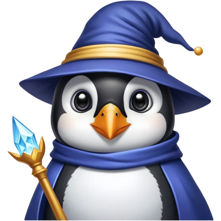 penguin wizard emoji