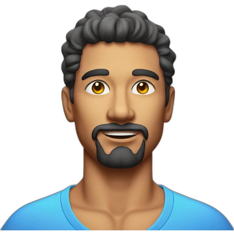 Juicy booty neon sign style man emoji