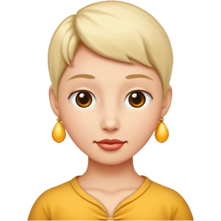pescoço alargado parecendo uma bola emoji