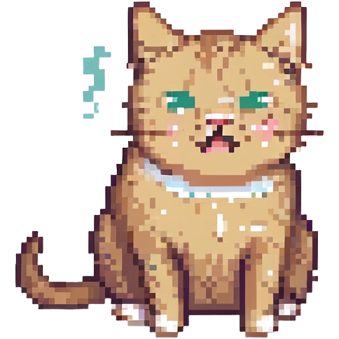 a cat crying emoji