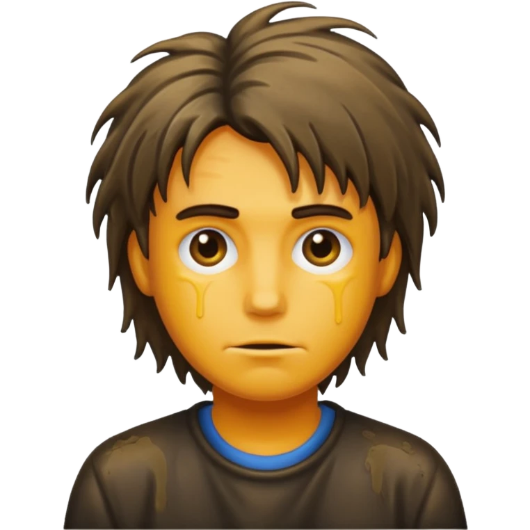 greasy hair emoji