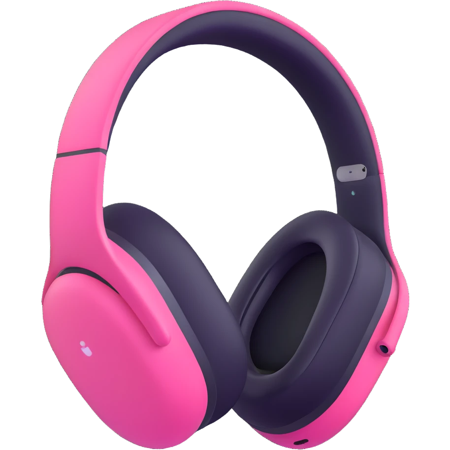 pink airpods max headphones emoji