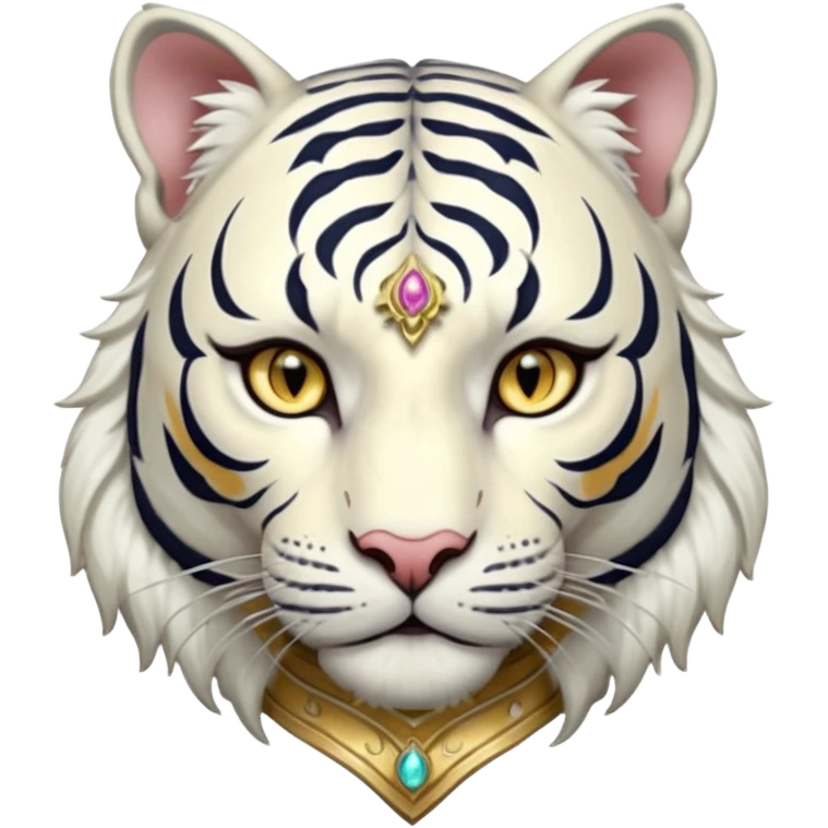 Female white tiger khajiit leader of the umbral rose  emoji