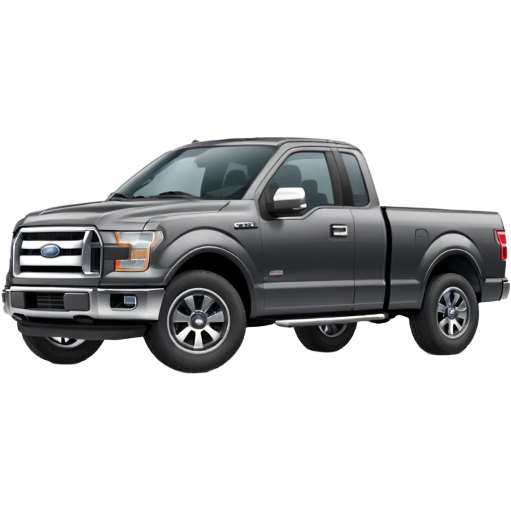 Dark Grey Ford F150 emoji