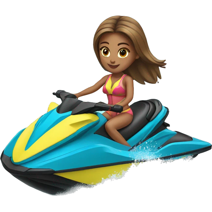 JET SKI girl emoji