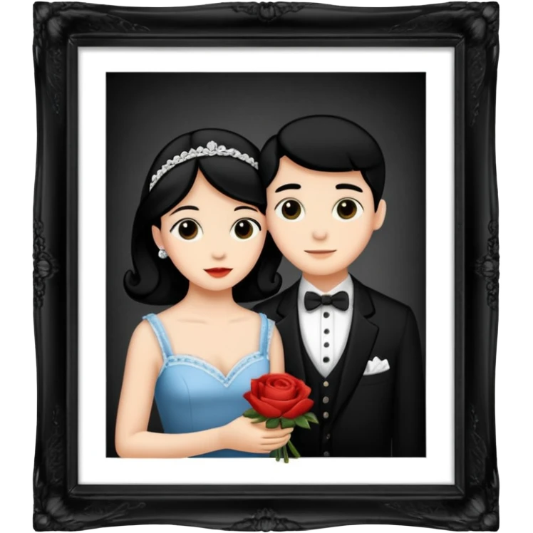 Black romantic vintage aesthetic  emoji