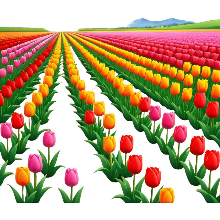 tulips fields emoji
