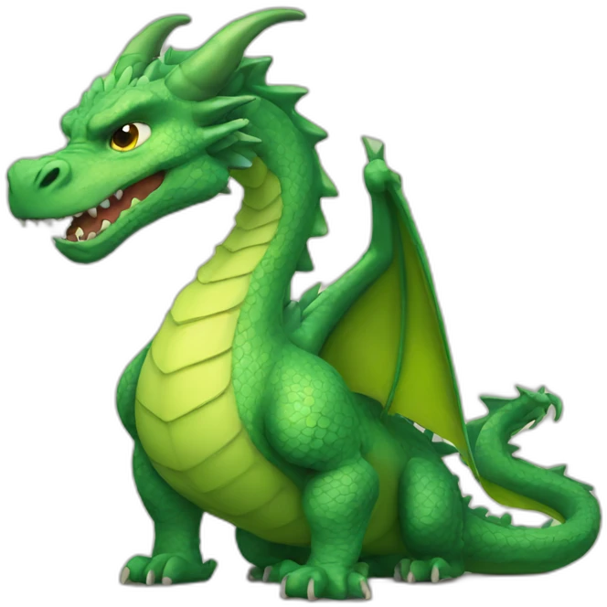 overweighted dragon emoji
