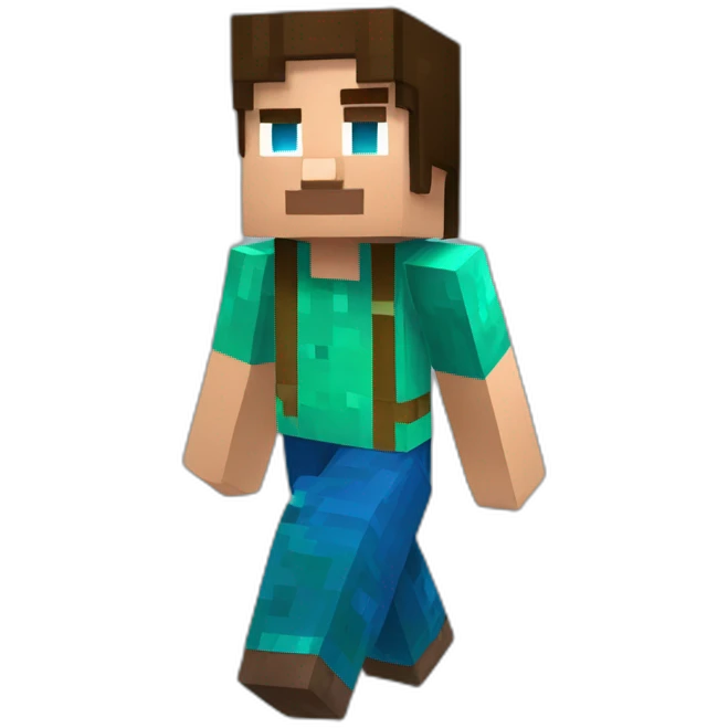 Minecraft-steve emoji