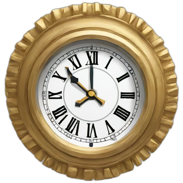 Horloge olympique emoji