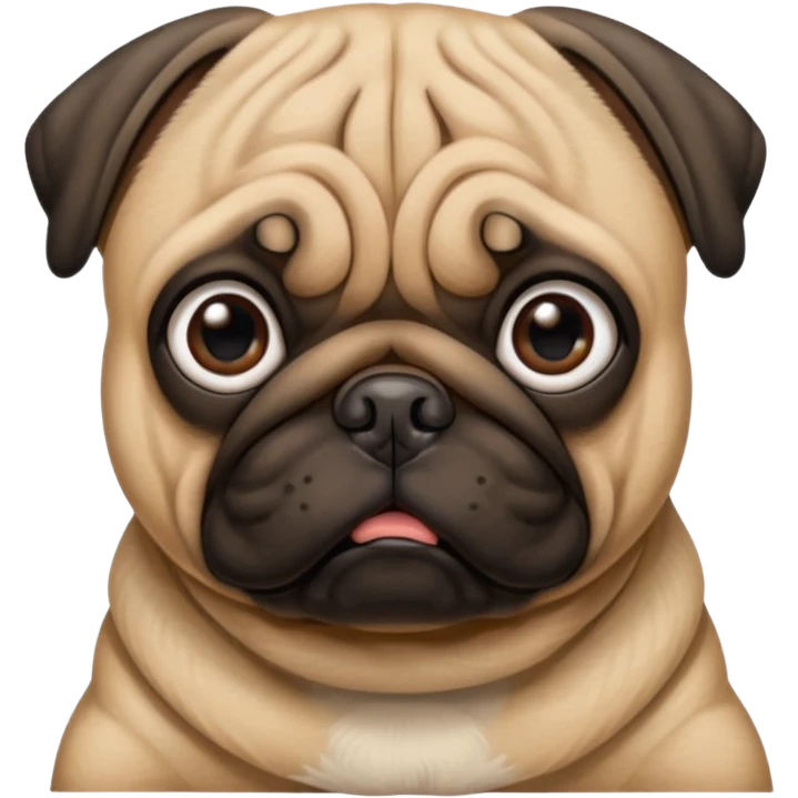 a pug emoji