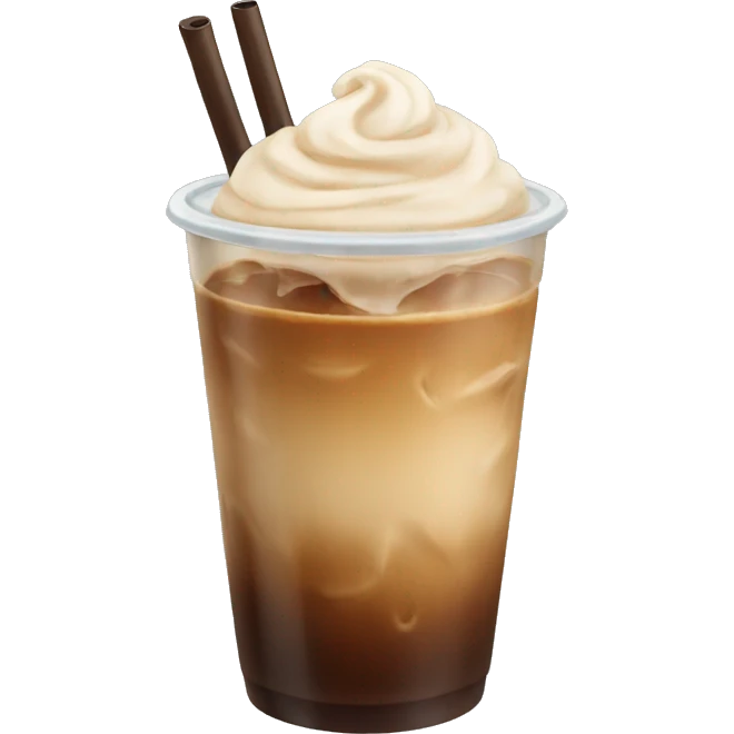 Iced coffee  emoji