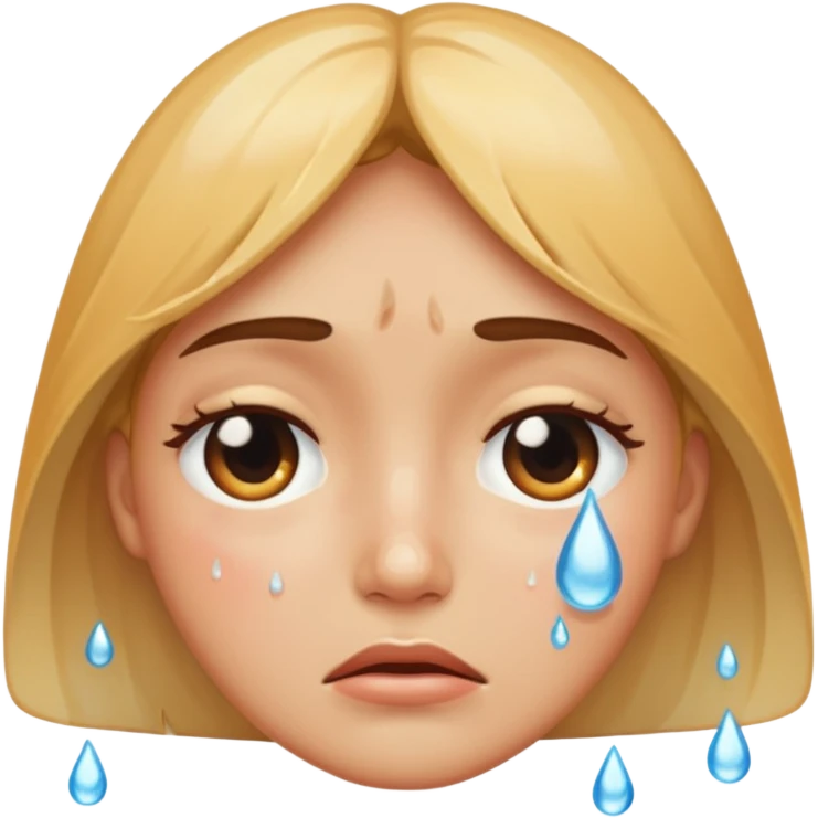 avec des larmes  emoji