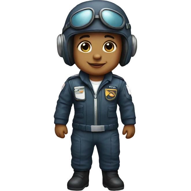 pilot baby, full body emoji