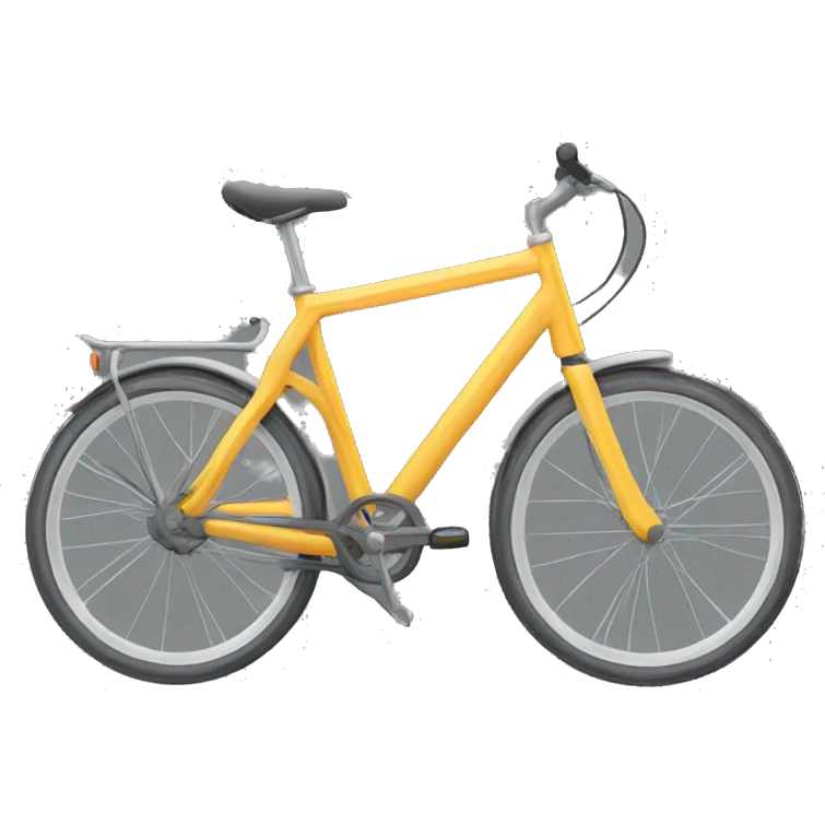 Bicicleta de doble suspensiion emoji