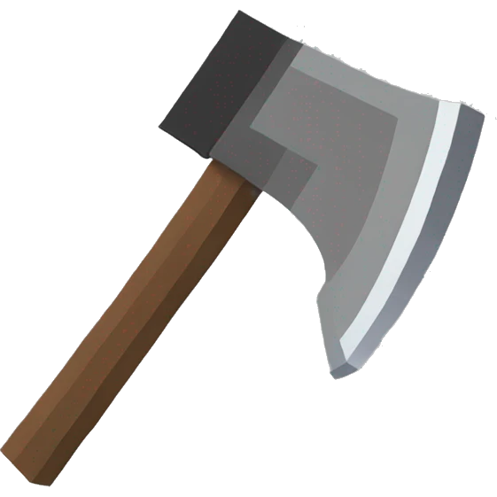 Minecraft pic axe emoji