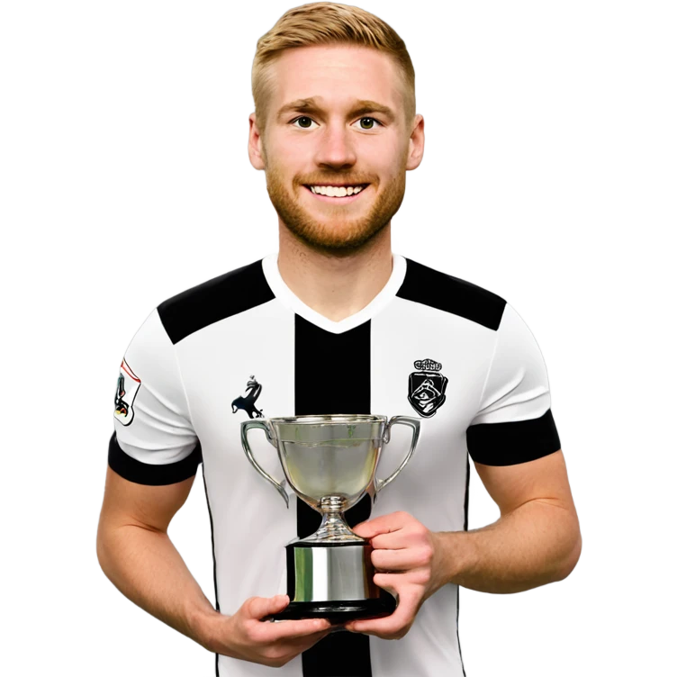 Derby county football club player holding trophy  emoji