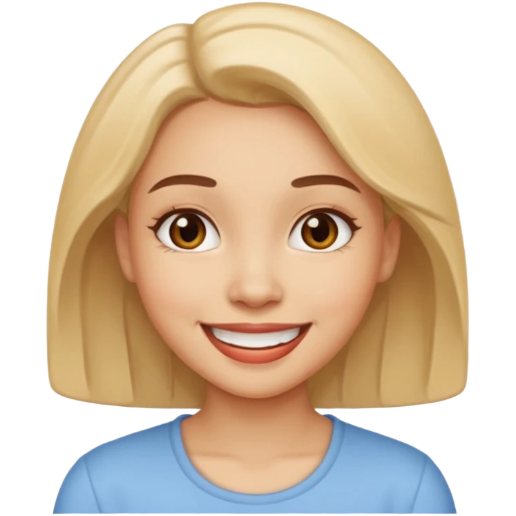 Fofo e coquete emoji