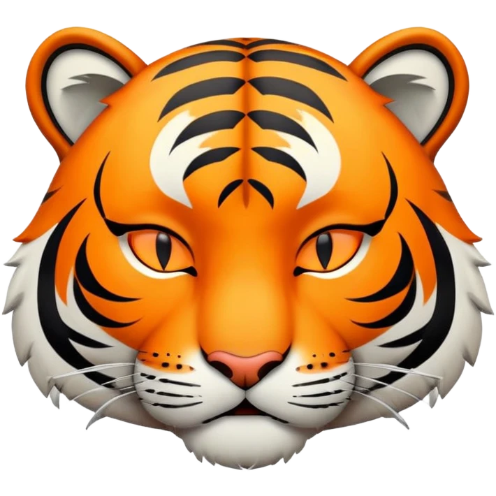 sleeping tiger face with ZZZ for Twitch emote emoji