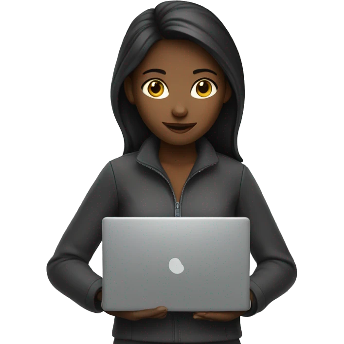 girl with laptop  emoji