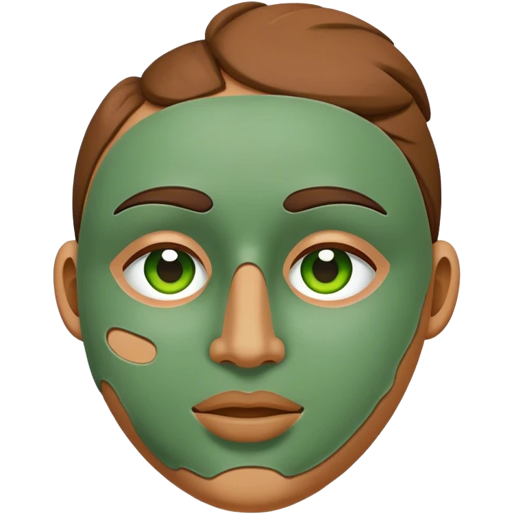 Clay face mask emoji