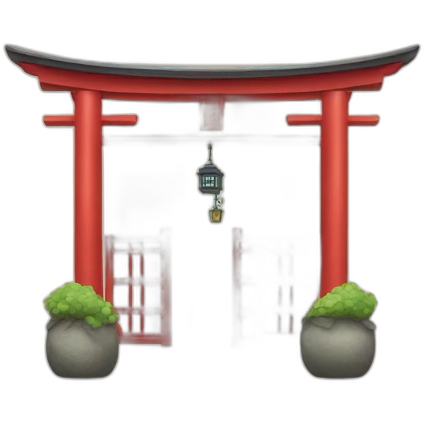 tori gate with secret box inside emoji